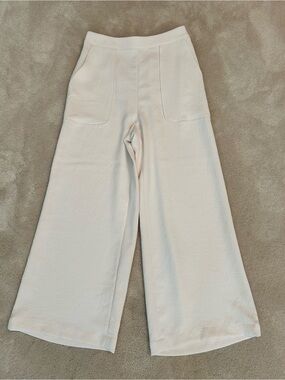 Wilfred Wide-Leg Pull-On Pants in Ivory
